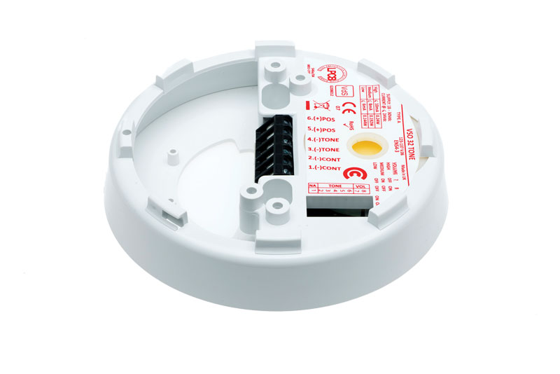 24VDC FirePlus BS white platform conventional base sounder (LPCB APPROVED)
