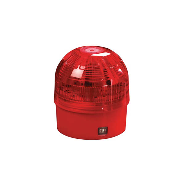 Addressable Loop Powered Open Area Combined Sounder Beacon Red Lens with Isolator IP65- LPCB Approved