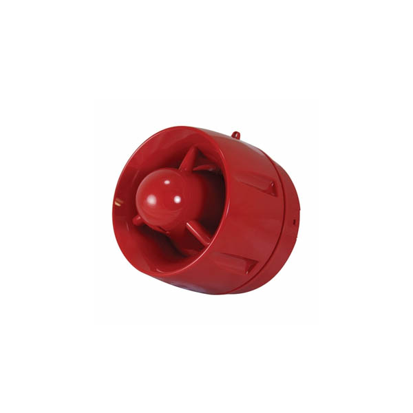 Addressable loop powered red Sounder with shallow base