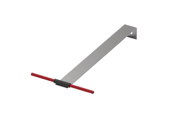LHD L-Bracket 200mm Stainless Steel inc Silicone pad- PACK OF 100