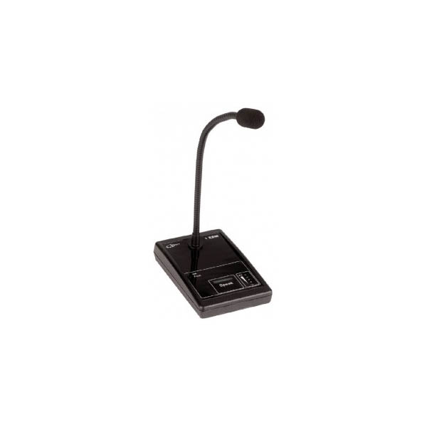Line level paging microphone (max. 1 per system)- Use for general paging
