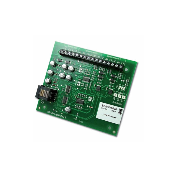 Network communication card (allows up to fourteen ECU-8 or ECU-8NT or ECU-4 or ECU-16 to be interlinked – one required per networked ECU-8 or ECU-8NT or ECU-4 or ECU-16). Use for EVC control units whi