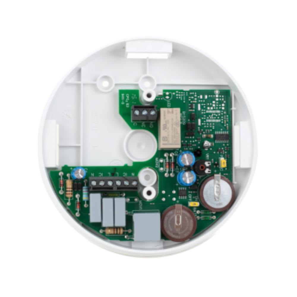 Operated relay base with Battery Back-up