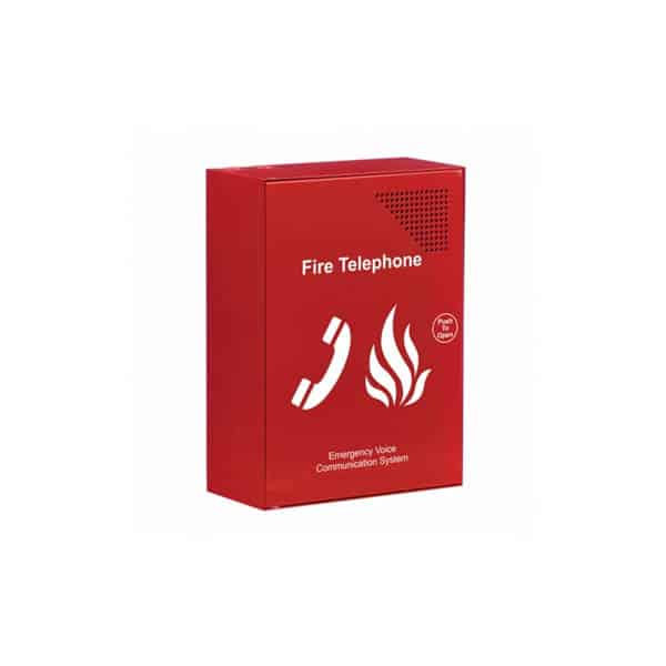 Red Fire telephone EVC outstation c/w handset (push to open version)
