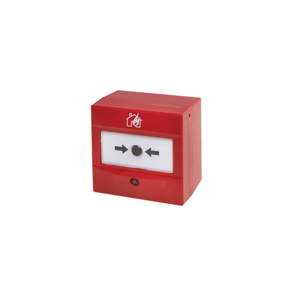 Red manual addressable call point- resettable – SA5900-908 with built-in 20 devices isolator- LPCB APPROVED
