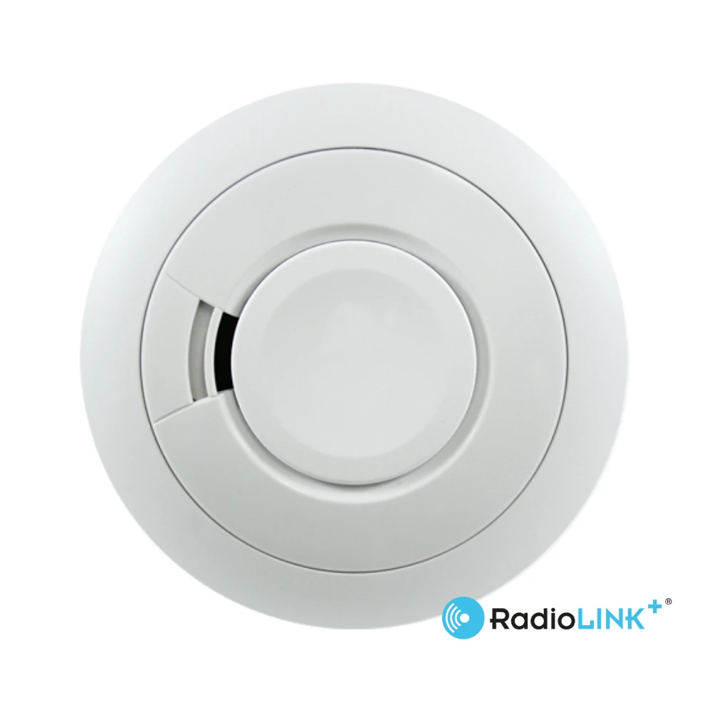 إنذار حرارة ودخان لاسلكي Wireless Heat and Smoke Alarm معتمد Vds