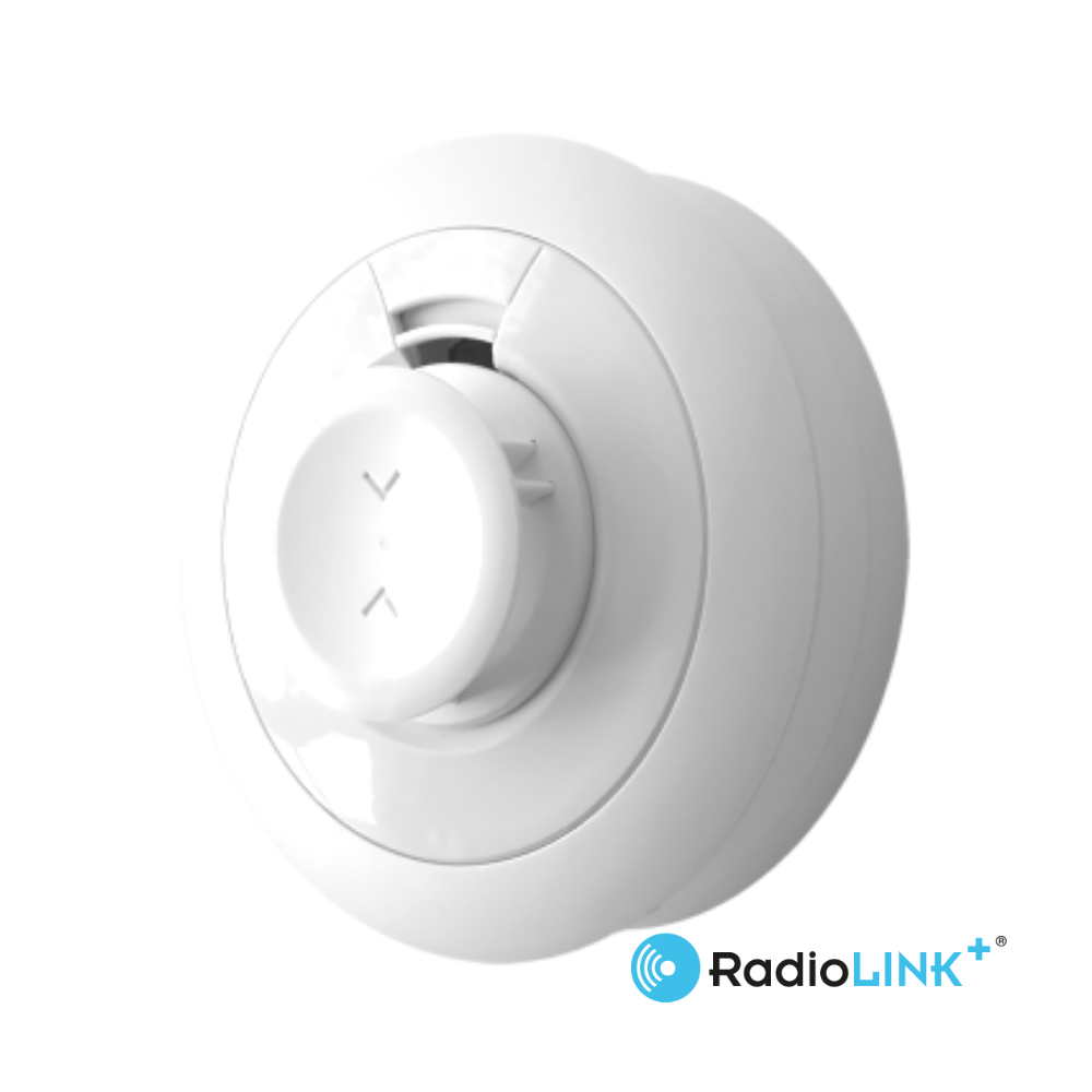 Wireless heat and smoke alarms 9V Alkaline Battery