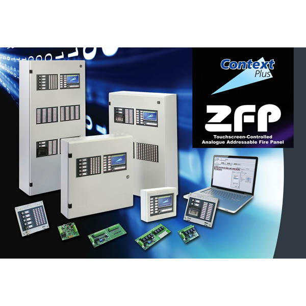 ZFP 8 loop Panel with 40 zone LEDS (Z49), PSU rated at 5 Amps, with Built-in Printer